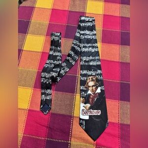 Beethoven instruments Music Theme Necktie